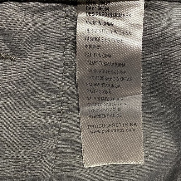 Lindbergh Large Mens Shorts Linen Blend Grey Baggy Baggy Style: 30-54014 Pockets - Picture 11 of 15